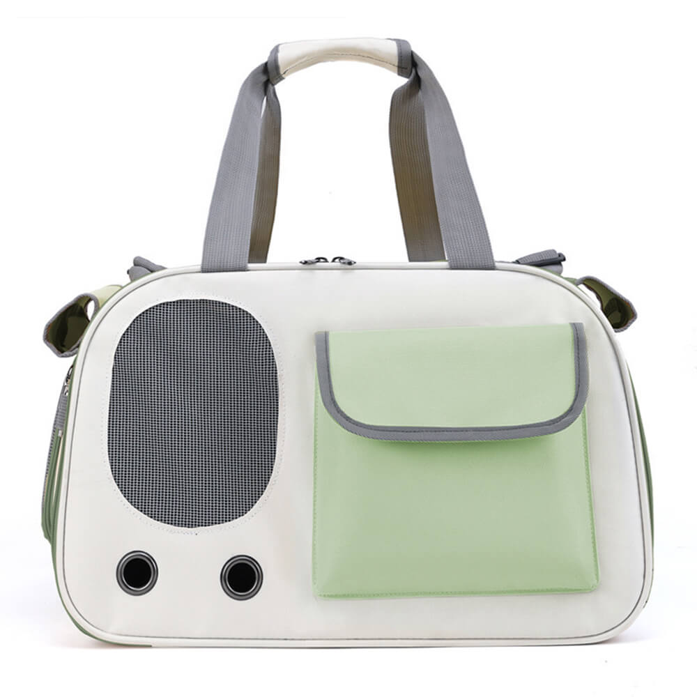 Comfortable Handle and Breathable Side Pocket Cat Carrier Bag