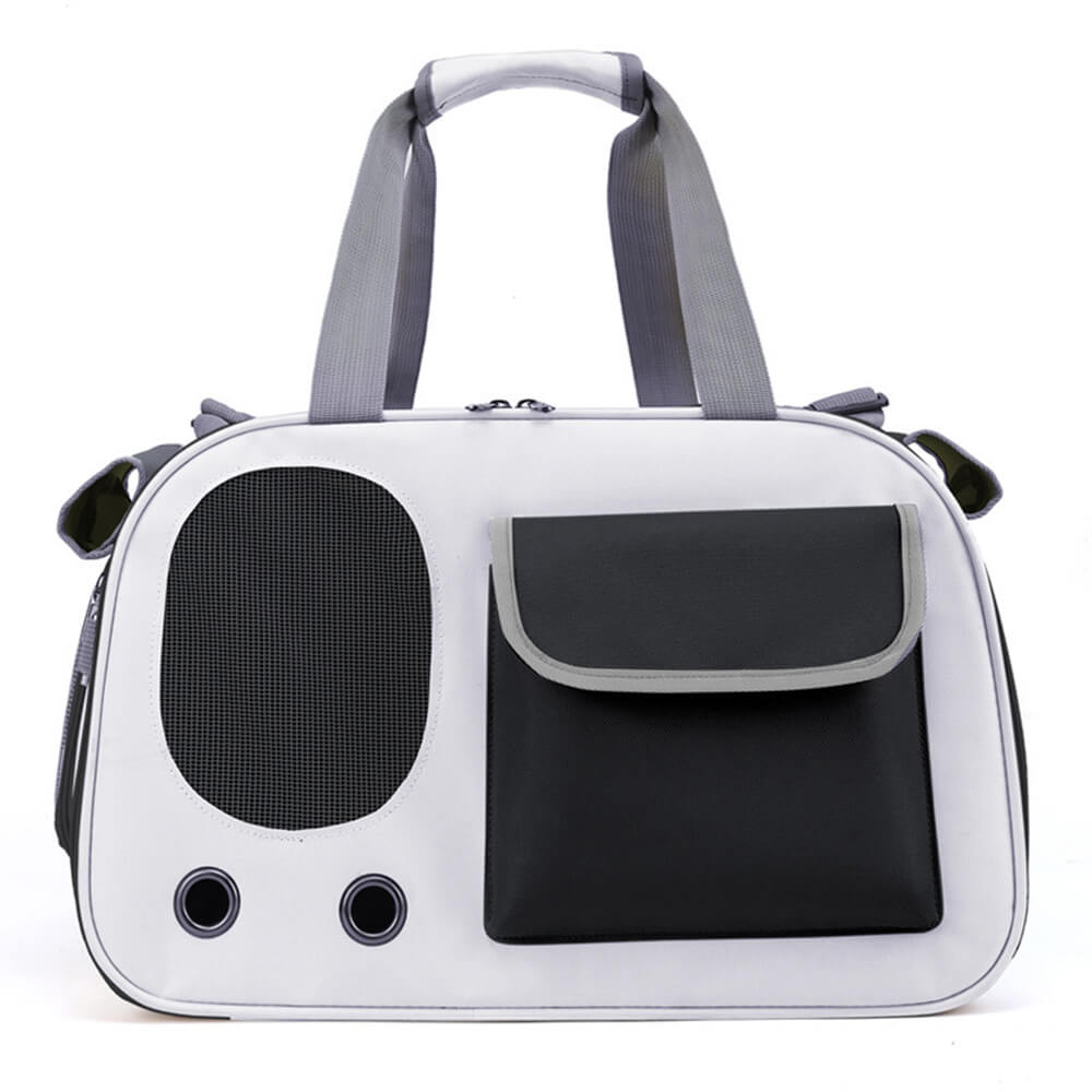 Comfortable Handle and Breathable Side Pocket Cat Carrier Bag