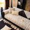 Chenille Textured Pattern Anti-Slip Scratch-Resistant Couch Cover