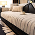 Chenille Textured Pattern Anti-Slip Scratch-Resistant Couch Cover