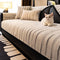 Chenille Textured Pattern Anti-Slip Scratch-Resistant Couch Cover