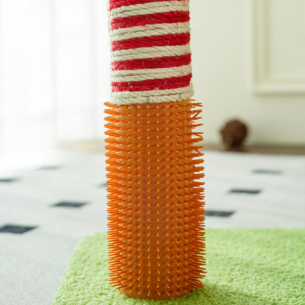 Colorful U-Shaped Multi-Layer Sisal Cat Tree