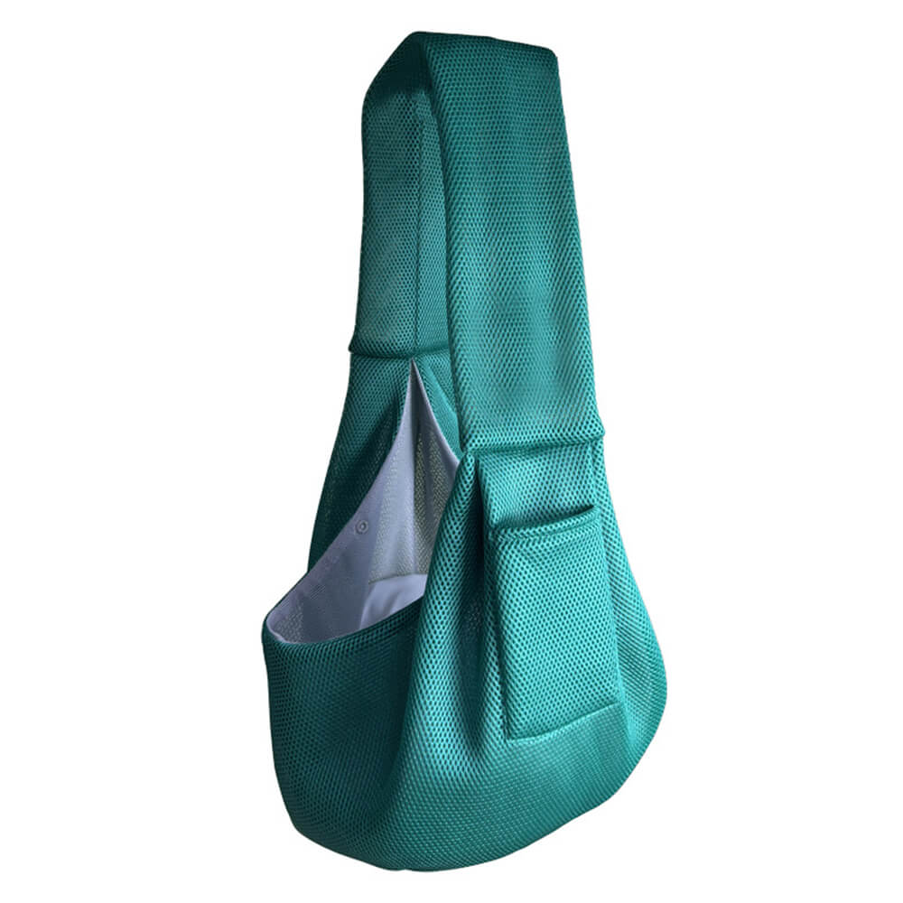 Mesh Breathable Lightweight Portable Crossbody Travel Cat & Dog Carrier Bag