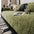 Modern French Striped Chenille Couch Cover