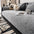 Modern French Striped Chenille Couch Cover