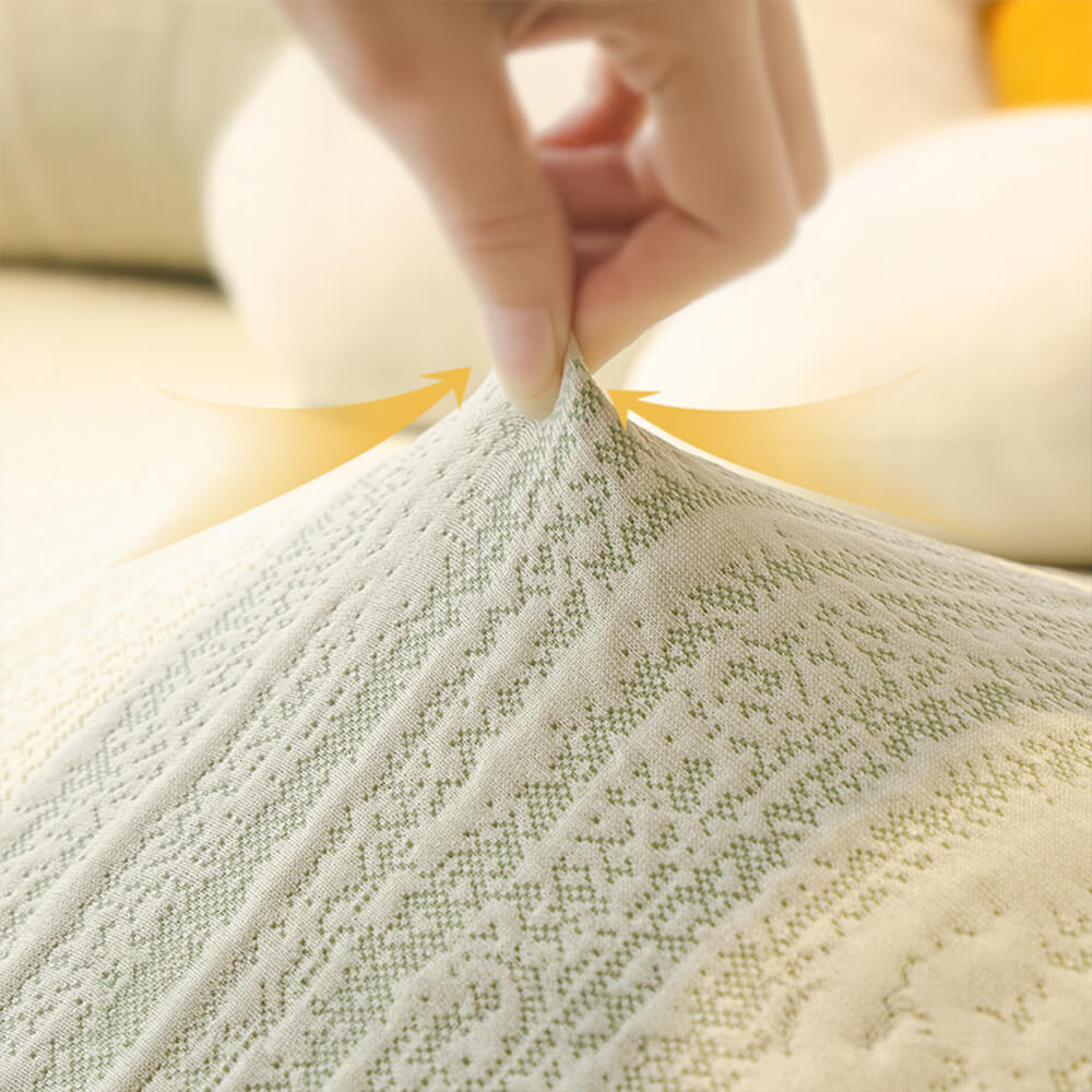 Textured Space Cotton Scratch-Resistant Magic Couch Cover