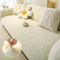 Textured Space Cotton Scratch-Resistant Magic Couch Cover