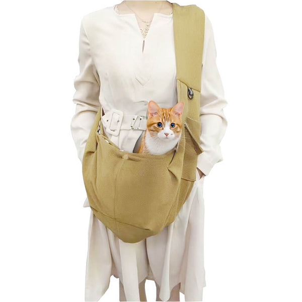 Waffle Breathable Portable Travel Dog & Cat Carrier Bag