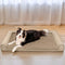 Faux Fleece & Suede Full Support Orthopedic Dog Bed