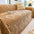 Fluffy Jacquard Velvet Scratch-Resistant Thickened Sofa Blanket Couch Cover