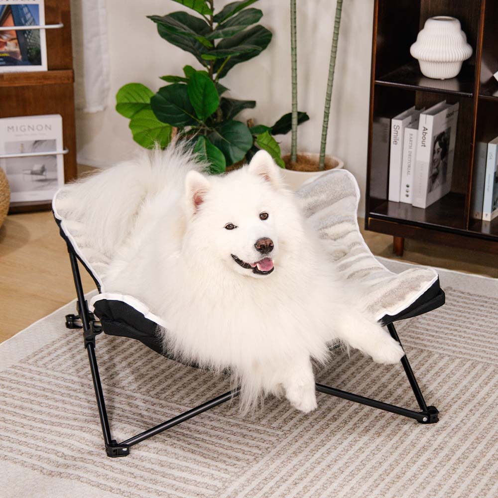 Cama de campamento al aire libre elevado plegable para acampar y gato para acampar y gato