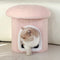 Portable Home Ottoman Pet House Foldable Condo Cat Cave