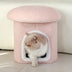 Portable Home Ottoman Pet House Foldable Condo Cat Cave