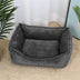 All-Season Cozy Durable Corduroy Dog Sofa Bed for Small & Medium Dogs