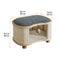 All-Season Modern 2-in-1 Enclosed Wooden Cat House Stool