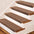 Anti-scratch Faux Sisal Stair Protectors Tape Free Washable Carpet Stair Treads