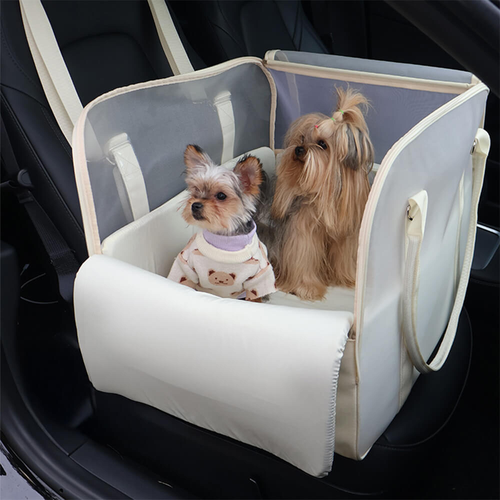Breathable Multifunctional Large Space Travel Safety Dog Car Seat Bed for Small Dogs