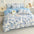 Brushed Washed Cotton Floral Bed Sheet Set