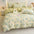 Brushed Washed Cotton Floral Bed Sheet Set