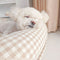 Canvas Coral Fleece Waterproof Full Surround Support Dog & Cat Bed