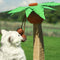 Cat Beach Vacation Lounger with Scratching Board