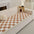 Checkered Velvet Sofa Pad Anti-Slip Quilted Couch Cover