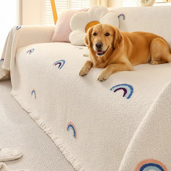 Christmas Tree Chic Thick Plush Sofa Blanket Couch Cover