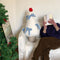 Árbol de Navidad Decoración grande Bowknot Almohada de sofá para el hogar multifuncional