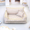 Cotton Full-Surround Dog & Cat Sofa Bed with Pillow