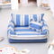Cotton Full-Surround Dog & Cat Sofa Bed with Pillow
