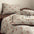 Cute Puppy Jacquard Knit Cotton Duvet Cover Bed Sheet Set