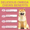 Dog Omega Soft Chews Healthy Skin & Coat Supplement - 120 Count