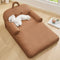 Durable PU Leather Waterproof Scratch-Resistant Large Dog Bed