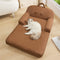 Durable PU Leather Waterproof Scratch-Resistant Large Dog Bed