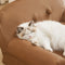 Durable PU Leather Waterproof Scratch-Resistant Large Dog Bed