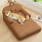 Durable PU Leather Waterproof Scratch-Resistant Large Dog Bed