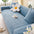 Elegant Herringbone Cream Aesthetic Stretch Magic Couch Cover