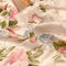 Elegant Ruffled Floral Cotton Bed Sheet Set