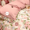 Elegant Ruffled Floral Cotton Bed Sheet Set