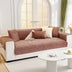 Embossed Geometric Pattern Soft Plush Quilted Non-Slip Couch Cover