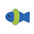 Fish Shaped Decorative Sisal Suction Cups Cat Scratching Board