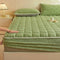 Geometric Square Thickened Soft Fitted Sheet Mattress Cover