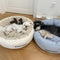 Goodnight Deep Sleep All-around Calming Dog Bed with Bear Toy