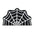 Luxurious Faux Cashmere Halloween Carpet - Soft and Spooky Spider Web Design Rug