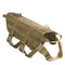Military-Style Tactical Dog Vest with Adjustable Straps