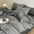 Minimalist Houndstooth Soft Cotton Bed Sheet Set