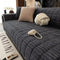 One-Piece Cozy Flannel Sofa Protection Non-Slip Couch Cover