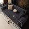 One-Piece Cozy Flannel Sofa Protection Non-Slip Couch Cover