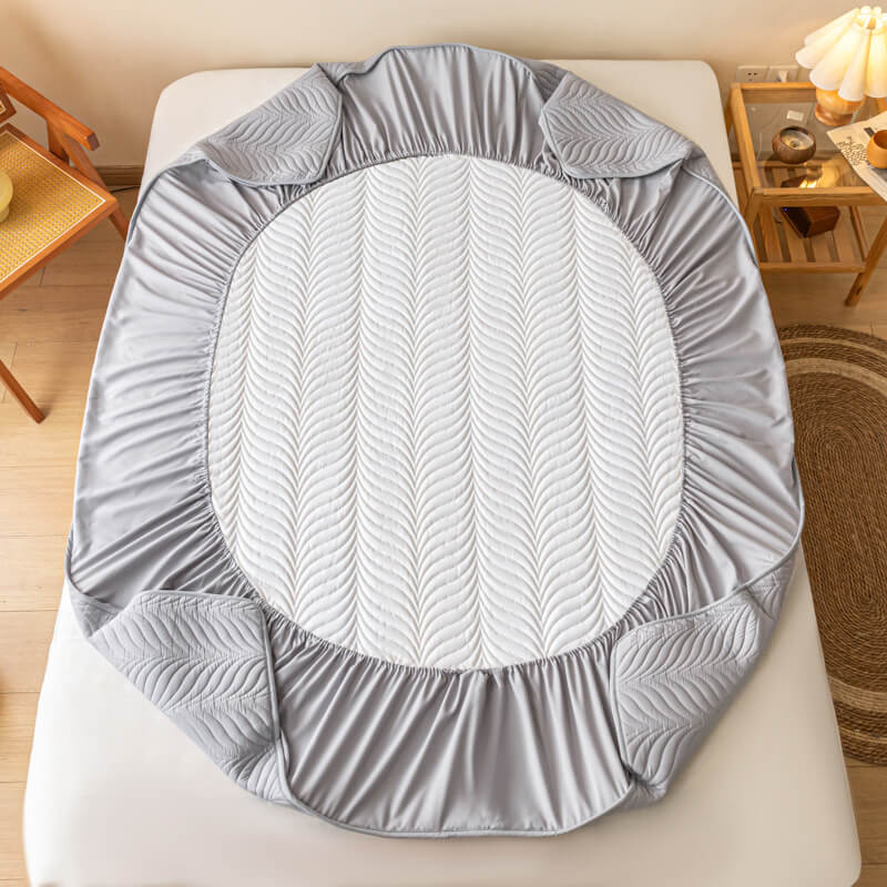 Pet-Friendly Waterproof Quilted Fitted Sheet Mattress Cover