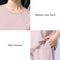 Eco-friendly Pet Hair Resistant Pure Color Crew Neck Short Sleeve Couples Pajama Set